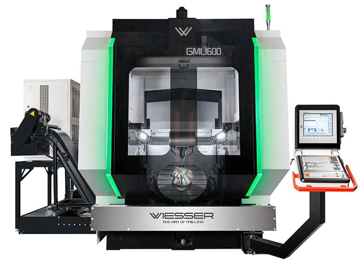 Wiesser GMU600 CNC 5 Eksen İşleme Merkezi CNC tezgahı Wiesser GMU600 CNC 5 Eksen İşleme Merkezi CNC tezgahı — teknik özellikler ve fiyat