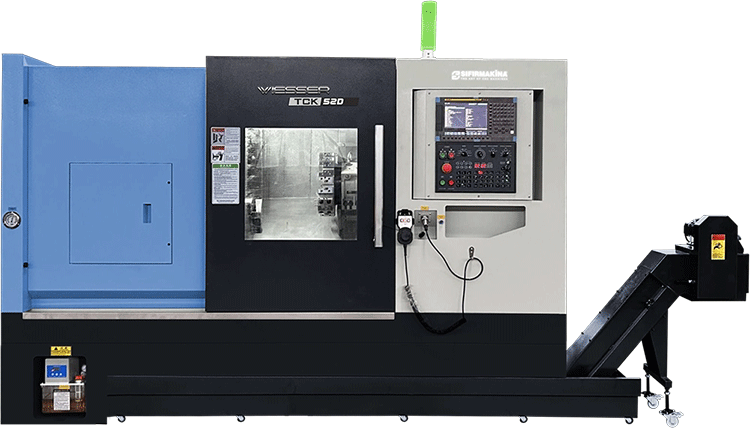 Wiesser TCK52D CNC Torna (C Eksenli) CNC tezgahı Wiesser TCK52D CNC Torna (C Eksenli) CNC tezgahı — teknik özellikler ve fiyat