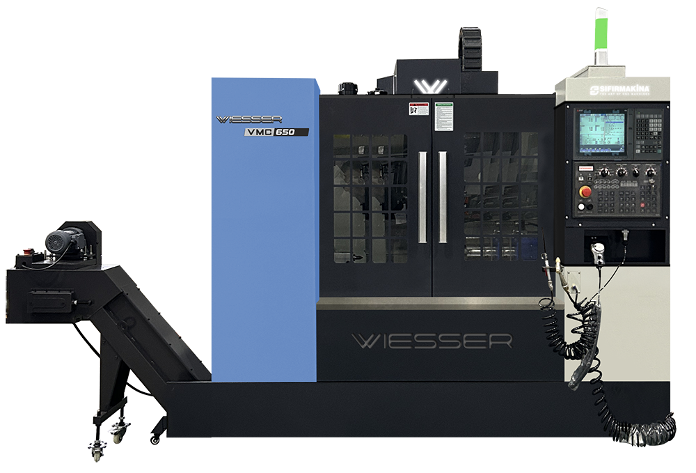 Wiesser VMC650 CNC Dik İşleme Merkezi CNC tezgahı Wiesser VMC650 CNC Dik İşleme Merkezi CNC tezgahı — teknik özellikler ve fiyat