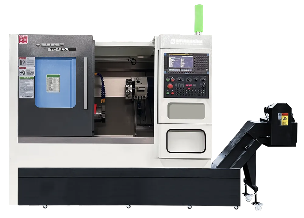 Wiesser TCK40L مخرطة CNC ذات قاعدة مائلة ماكينة CNC Wiesser TCK40L مخرطة CNC ذات قاعدة مائلة