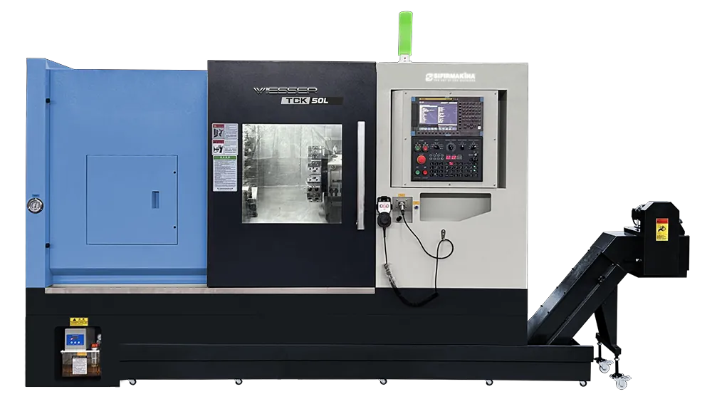 Wiesser TCK50L CNC-Schrägbett-Drehmaschine CNC-Maschine Wiesser TCK50L CNC-Schrägbett-Drehmaschine