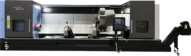 Wiesser TCK700DY-1950 مخرطة CNC ذات قاعدة مائلة بمحور Y