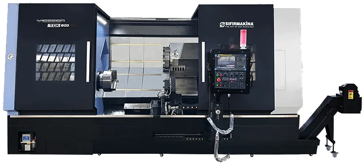 Wiesser TCK800-3000 مخرطة CNC ذات قاعدة مائلة