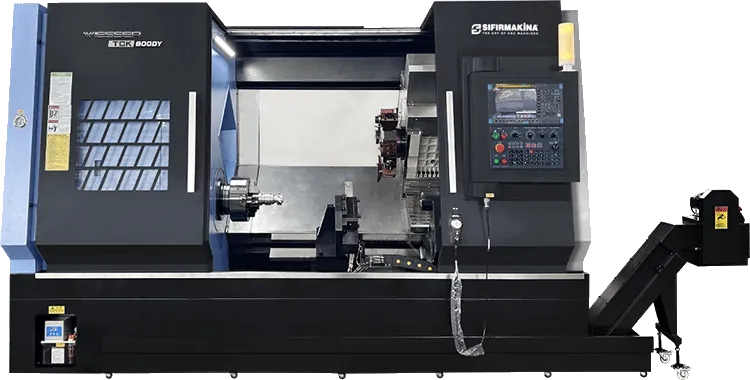 Wiesser TCK800DY-950 CNC-Schrägbett-Drehmaschine mit Y-Achse