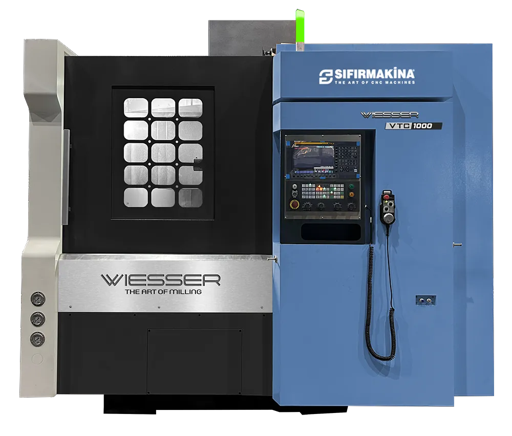 Wiesser VTC1000 Vertikale CNC-Drehmaschine