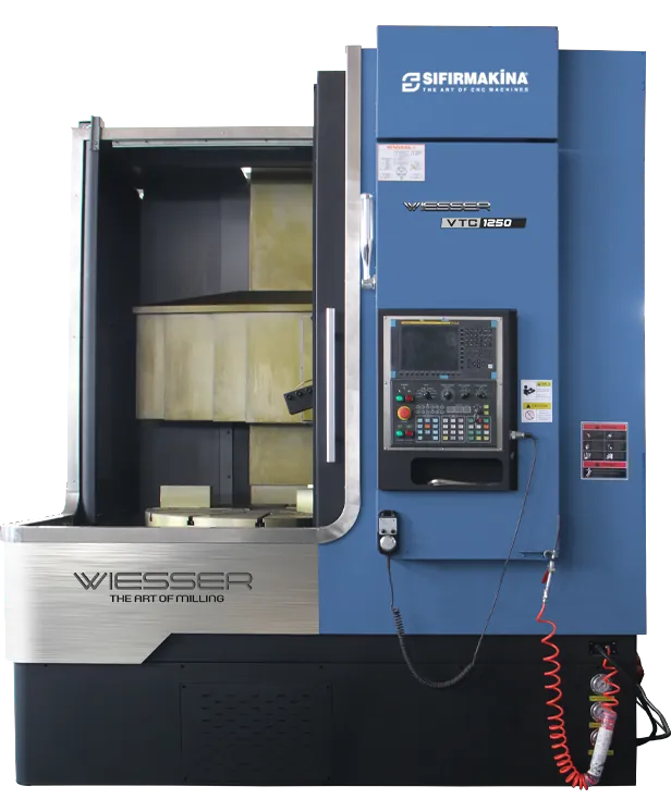 Wiesser VTC1250 مخرطة CNC عمودية