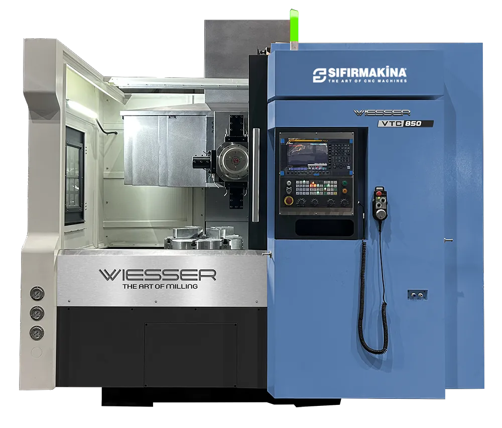 Wiesser VTC850 Vertikale CNC-Drehmaschine CNC-Maschine Wiesser VTC850 Vertikale CNC-Drehmaschine