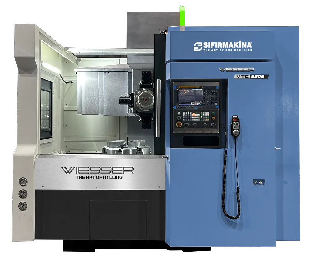 Wiesser VTC850B Vertikale CNC-Drehmaschine CNC-Maschine Wiesser VTC850B Vertikale CNC-Drehmaschine
