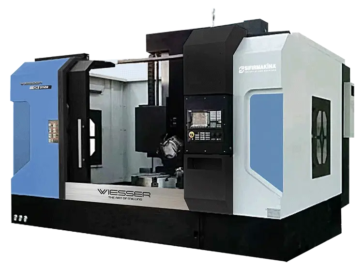Wiesser CK5112B-10F / Kare Kızak RAM Tipi CNC Dik Torna