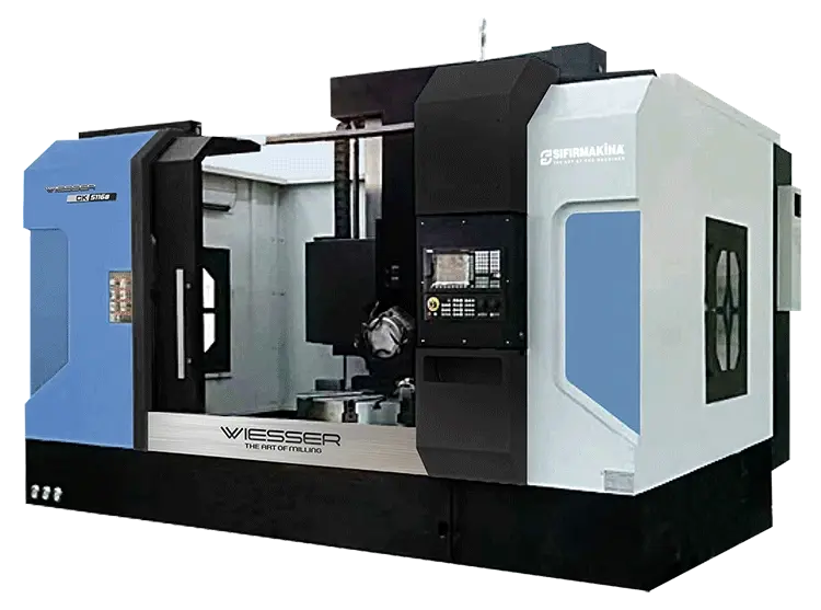 Wiesser CK5116B-10F / Kare Kızak RAM Tipi CNC Dik Torna