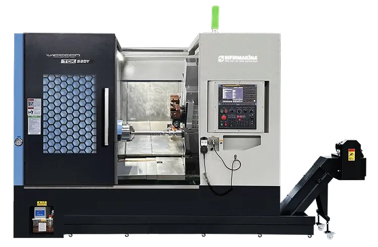Wiesser TCK52DY-450 / Y Eksenli 8 inch CNC Torna