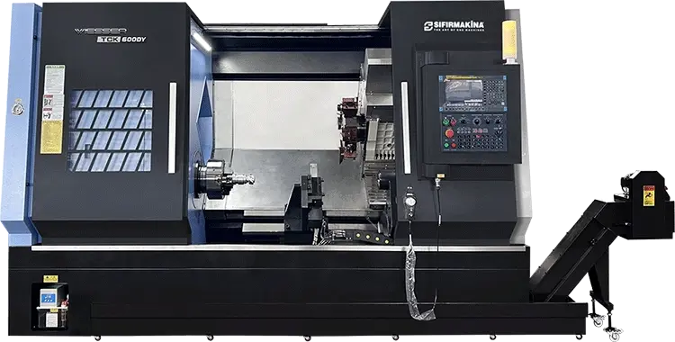 Wiesser TCK600DY-1450 / Y Eksenli 12 inch CNC Torna