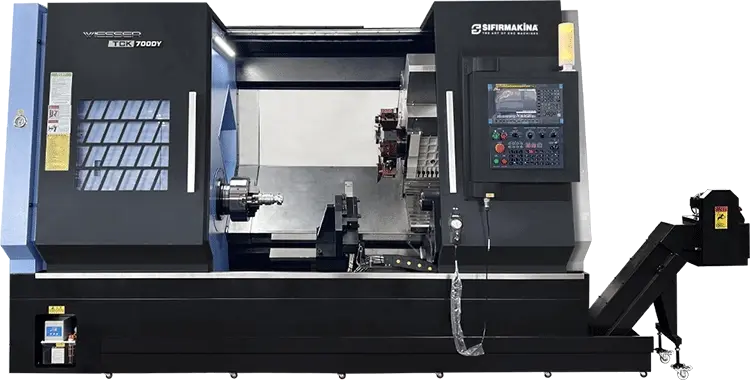 Wiesser TCK700DY-950 / Y Eksenli 12 inch CNC Torna