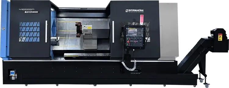 Wiesser TCK800D-1950 / C Eksenli 15 inch CNC Torna