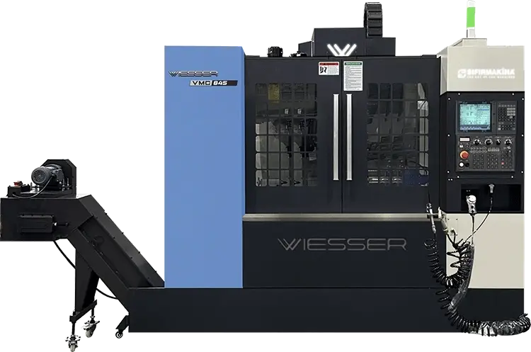 Wiesser VMC845 CNC Dik İşleme Merkezi