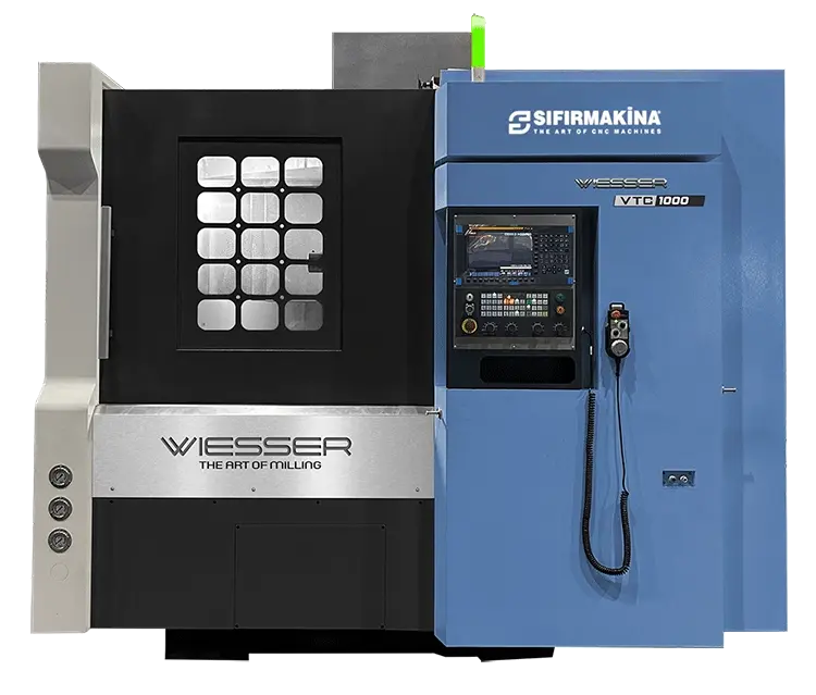 Wiesser VTC1000 / 32 inch CNC Dik Torna