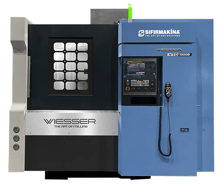 Wiesser VTC1000B / 32 inch CNC Dik Torna
