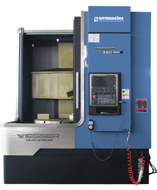 Wiesser VTC1250 / 40 inch CNC Dik Torna