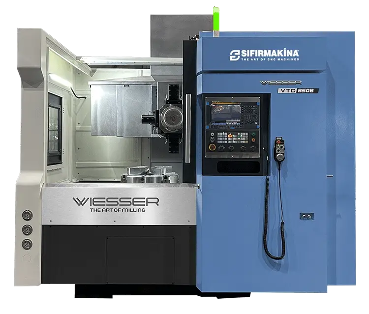 Wiesser VTC850B / 24 inch CNC Dik Torna