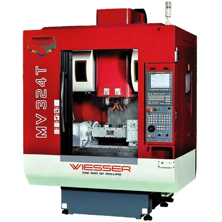 Wiesser MV324T Çift Spindle CNC İşleme Merkezi