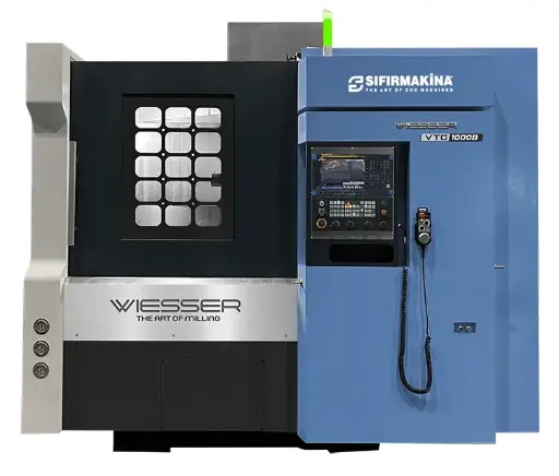 Wiesser VTC1000B / 32 inch CNC Dik Torna