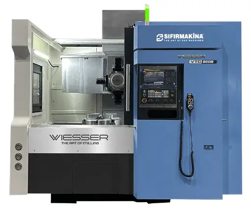 Wiesser VTC850B / 24 inch CNC Dik Torna